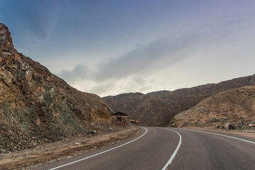 Taba and Sainai desert in Egypt
