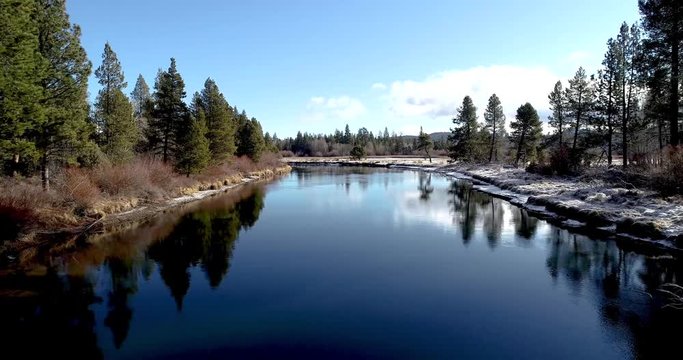 Deschutes River Fly Over in Bend, Oregon