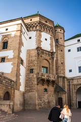 Fototapeta na wymiar Mahkama du Pacha, Mahkamat al-Pasha, of Habous Casablanca Morocco