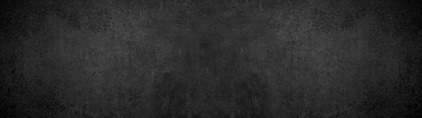 Fototapete black stone concrete texture background anthracite panorama banner long © Corri Seizinger