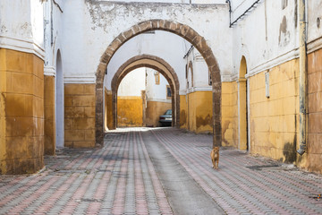 Habous or Hubous one of the older neighborhoods of Casablanca Morocco