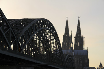 Köln Kölner Dom und Brücken