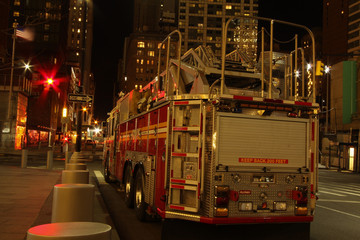 Feuerwehr Feuerwehrauto in New York Manhattan