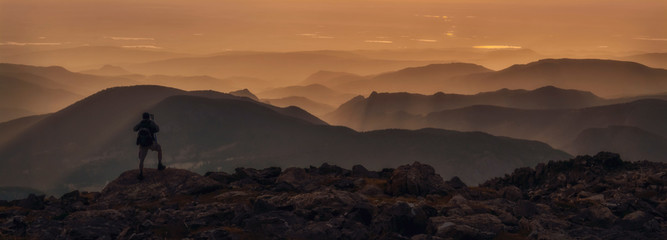 Fototapeta premium mountain layers