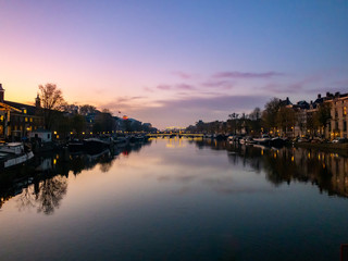 Fototapeta na wymiar Canals in Amsterdam