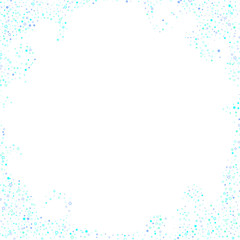 Blue, cyan, turquoise glitter stars confetti