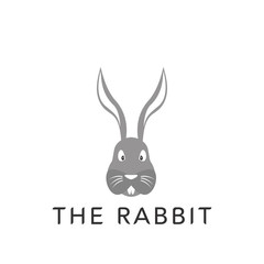 Rabbit logo design template vector illustration
