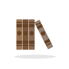 vector illustration book icon logo flat design