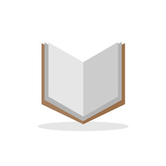 vector illustration book icon logo flat design