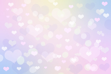 Valentine's day abstract background with hearts
