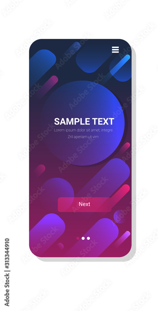 Poster dynamical colored forms abstract background gradient banner fluid color template modern graphic elem