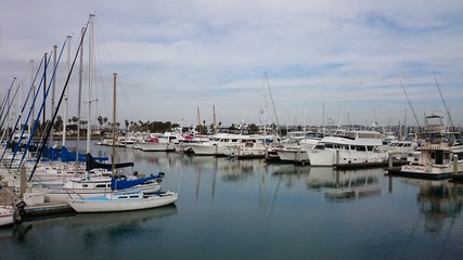Fototapeta na wymiar Boats in the harbor