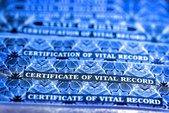 Certificate of Vital Records for Birth