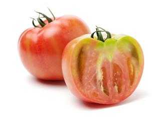 Fototapeta premium fresh tomato isolated on white background