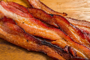 カリカリベーコンセット　Deliciously baked crispy bacon food