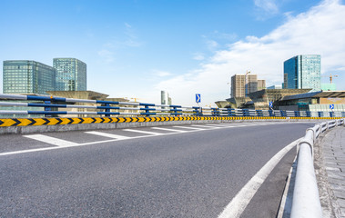 Obraz premium road in city