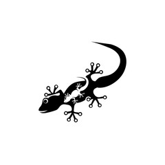 Lizard Chameleon Gecko animall logo and symbol vector illustration