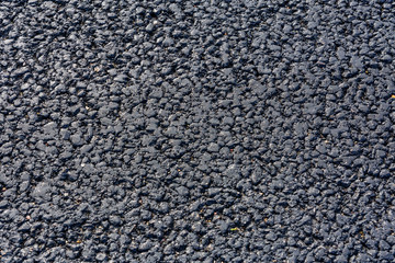 Texture of the new asphalt road for background