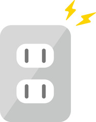 (SVG) outlet socket icon illustration