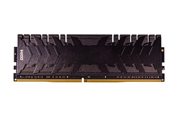 Modern DDR4 module isolated on a white background