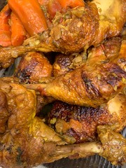 roasted chicken on a plate