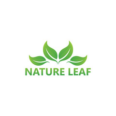 Nature Leaf Logo Template Design