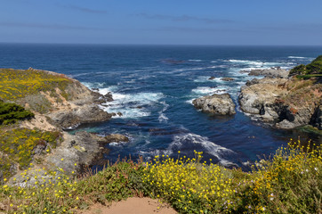 small cove at Kasler Point (Monterey County, California)