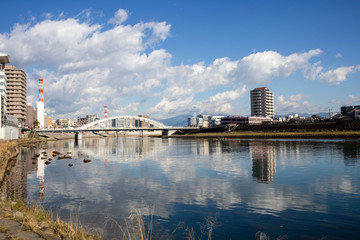 Naklejka premium 日本 沼津の風景