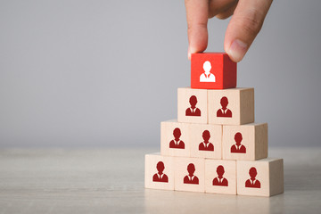 Human resource management and recruitment business concept, Business Strategy to succeed in today's highly active business practices