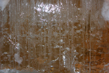 ice texture background with air bubbles