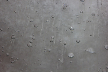 texture of an ice plate with air bubbles inside