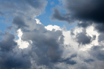 Obraz premium Dramatic sky with stormy clouds