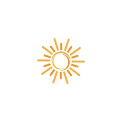 sun ilustration logo