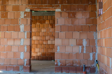 Fototapeta premium House under construction