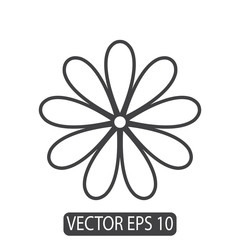 Flower Icon Design, Vector Template