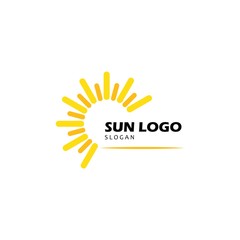 Fototapeta premium sun ilustration logo