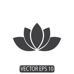 Flower Icon Design, Vector Template