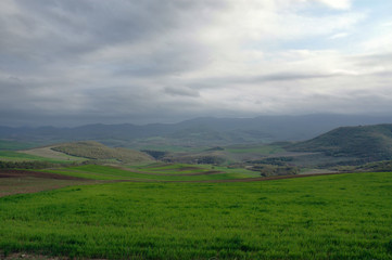 Landscape near by Amaras Monastery. Mountainous Karabakh.