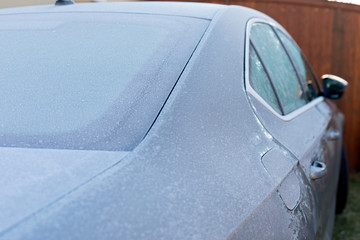 Frozen car