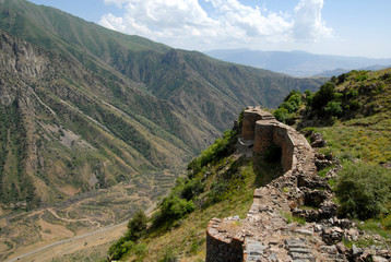 Fototapeta na wymiar Medieval Smbataberd Fortress. Vayots Dzor Region, Armenia.