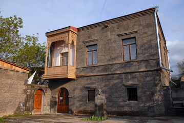 Fototapeta na wymiar Traditional armenian house. Armenian writer Perch Proshyan House Museum. Ashtarak town, Aragatsotn Region, Armenia.