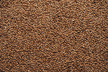 natural buckwheat grain background. texture background