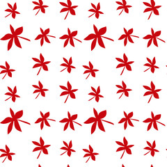 seamless background with red stars