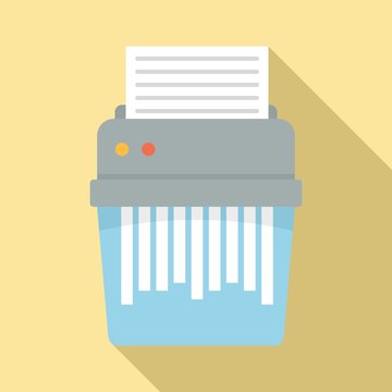 recommend clip art: Shredder icon. Flat illustration of shredder vector icon for web design