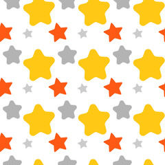 Star seamless pattern.Design template for wallpaper,fabric,wrapping,textile