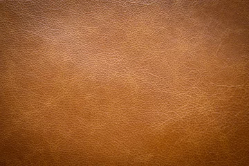 Deurstickers Brown leather texture . background © toptop28
