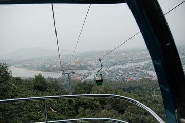 bridge in the mountains Asia China travel