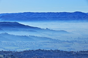 Panorama dal Santuario di Greccio