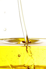 Close up of vegetable oil
