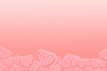 Valentine's day background with hearts,Valentine day heart shaped pink card background